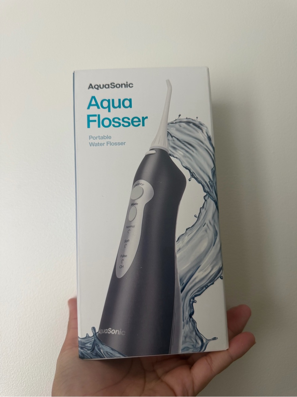Aqua Flosser Portable Water Flosser – Black